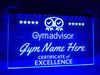 Gym Advisor Personalized Illuminated Sign
