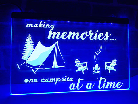 Image of Making Memories in Tent Illuminated Sign