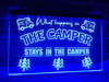 What Happens in the Camper Illuminated Sign
