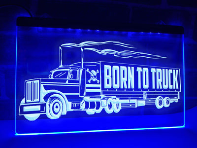 American Trucker Illuminated Sign