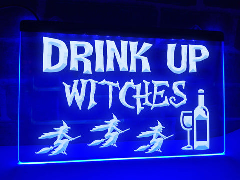 Image of Drink Up Witches Illuminated Sign