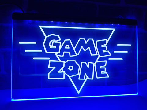 Image of Retro Game Zone Illuminated Sign