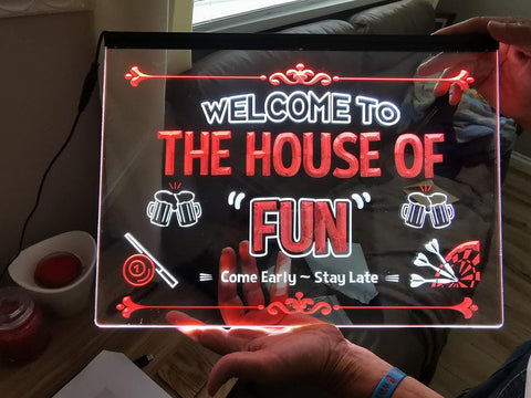 Image of Your Design - Custom Two Tone Illuminated LED Neon Sign