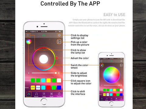 Image of The Arcade Bluetooth Controlled Wall Clock