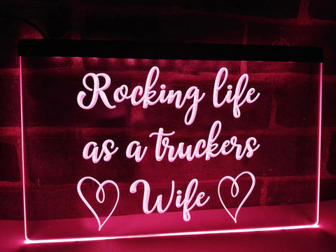 Image of Rocking Wife Illuminated Sign