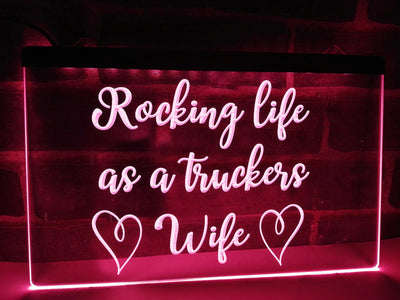 Rocking Wife Illuminated Sign