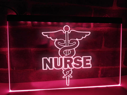 Image of Nurse Caduceus Illuminated Sign