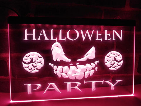 Image of Halloween Party Illuminated Sign