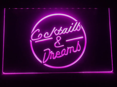 Image of Cocktails & Dreams Illuminated Sign