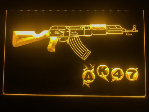 Image of AK.47 Illuminated Sign