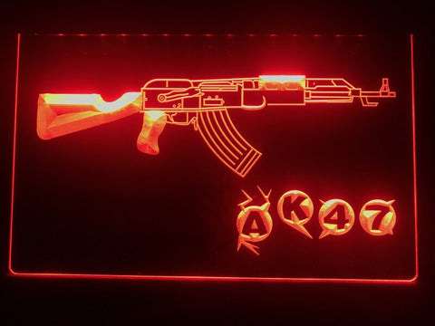 Image of AK.47 Illuminated Sign