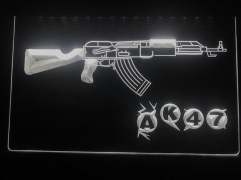 Image of AK.47 Illuminated Sign