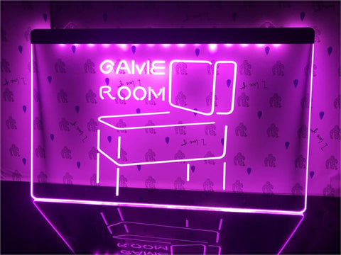 Image of Game Room Pinball Illuminated Sign