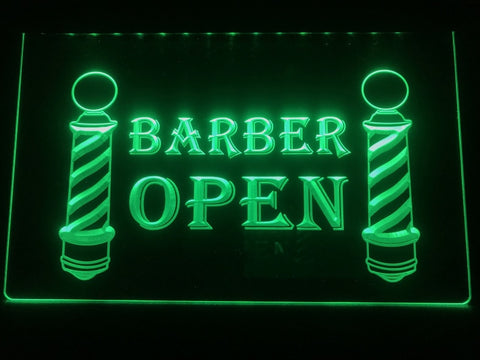 Image of Barbershop Open Illuminated Sign