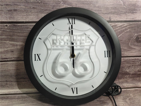 Image of Route 66 Bluetooth Controlled Wall Clock
