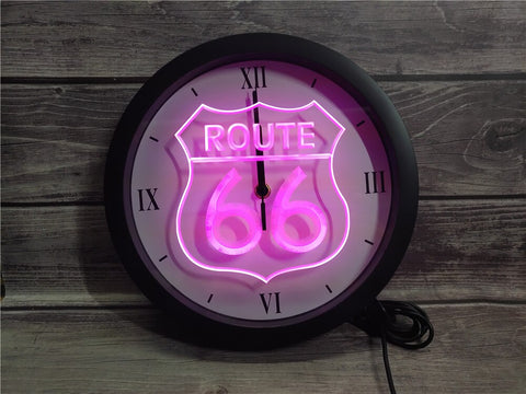 Image of Route 66 Bluetooth Controlled Wall Clock