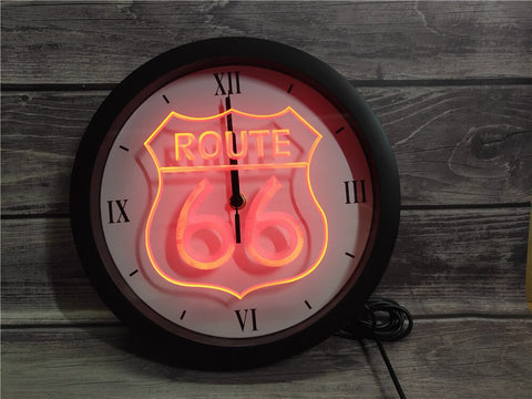 Image of Route 66 Bluetooth Controlled Wall Clock