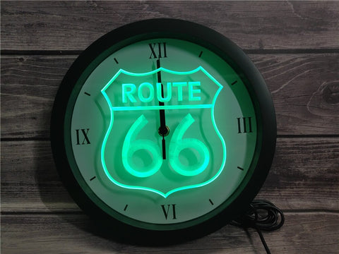 Image of Route 66 Bluetooth Controlled Wall Clock