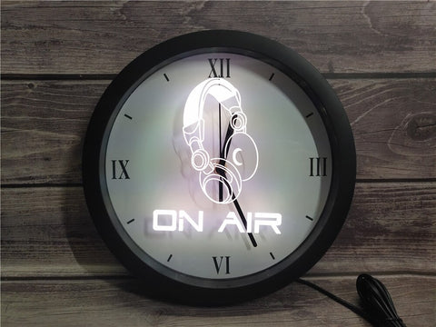 Image of On Air Headset Bluetooth Controlled Wall Clock
