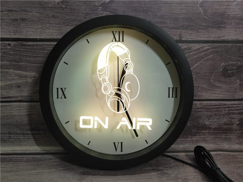 Image of On Air Headset Bluetooth Controlled Wall Clock