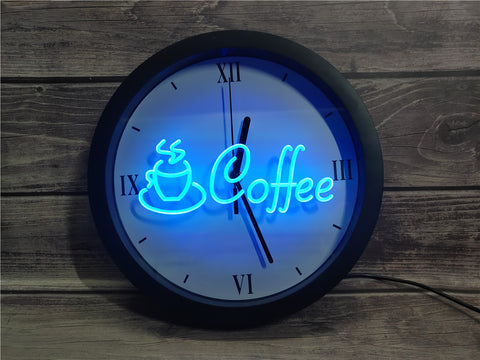 Image of Coffee Shop Bluetooth Controlled Wall Clock