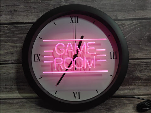Image of Retro Game Room Bluetooth Controlled Wall Clock
