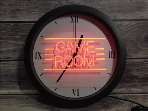 Image of Retro Game Room Bluetooth Controlled Wall Clock