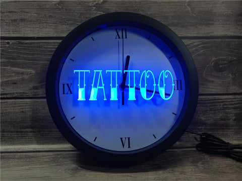Image of Tattoo Shop Bluetooth Controlled Wall Clock