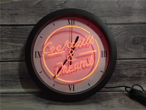 Image of Cocktails & Dreams Bluetooth Controlled Wall Clock