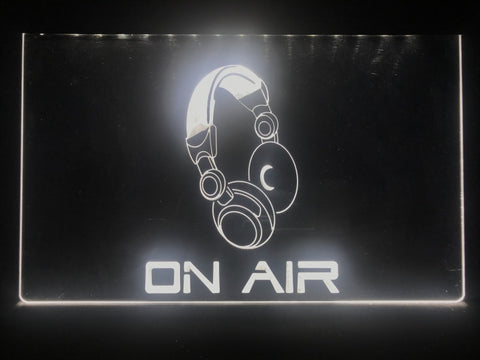 Image of On Air Headphones Illuminated Sign