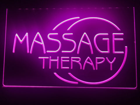 Image of Massage Therapy Illuminated Sign