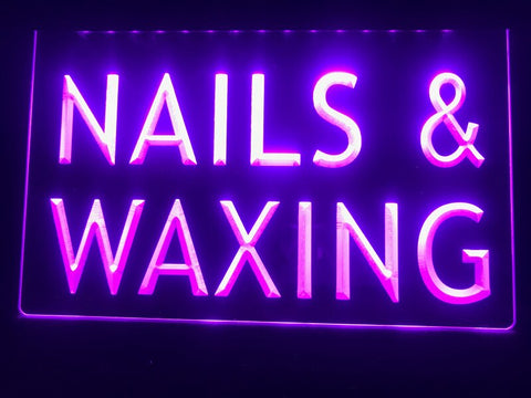 Image of Nails & Waxing Beauty Salon Illuminated Sign