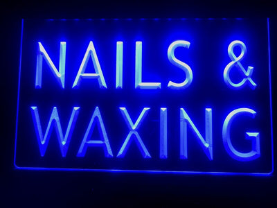 Nails & Waxing Beauty Salon Illuminated Sign