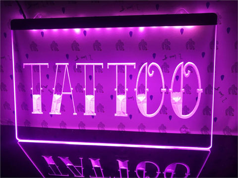 Image of Tattoo Shop Illuminated Sign