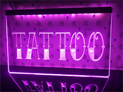 Tattoo Shop Illuminated Sign
