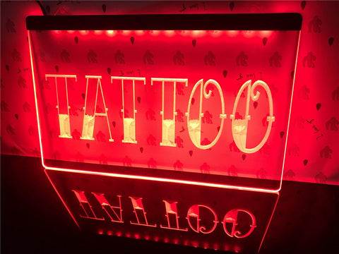 Image of Tattoo Shop Illuminated Sign