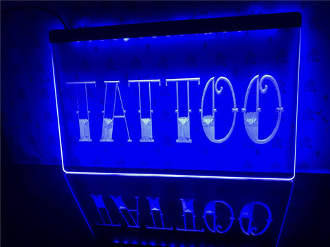 Image of Tattoo Shop Illuminated Sign
