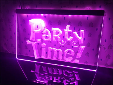 Image of Party Time Illuminated Sign