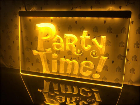 Image of Party Time Illuminated Sign