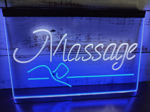 Image of Massage Therapy Two Tone Illuminated Sign