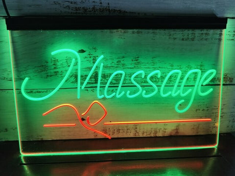 Image of Massage Therapy Two Tone Illuminated Sign