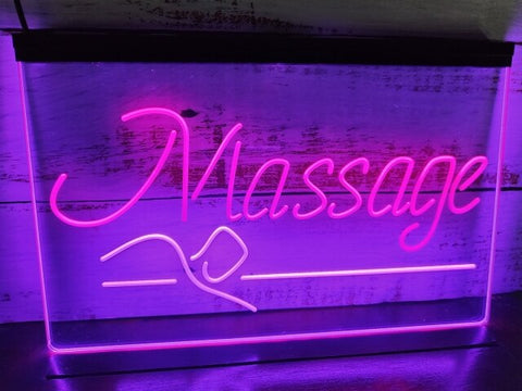 Image of Massage Therapy Two Tone Illuminated Sign