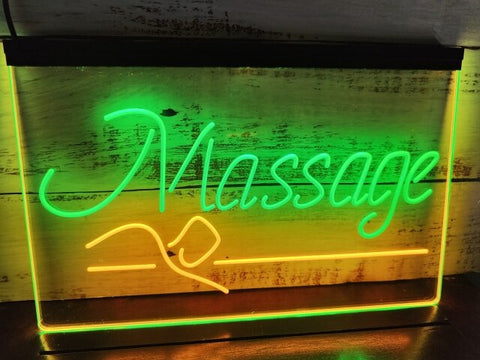 Image of Massage Therapy Two Tone Illuminated Sign