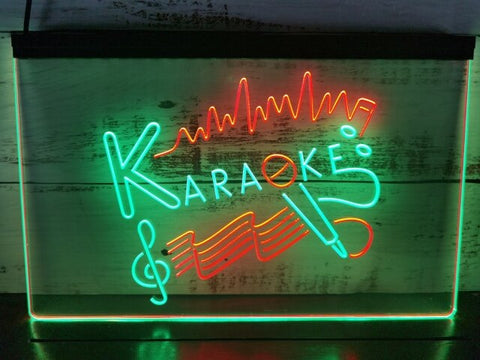 Image of Karaoke Two Tone Illuminated Sign
