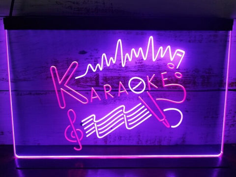 Image of Karaoke Two Tone Illuminated Sign