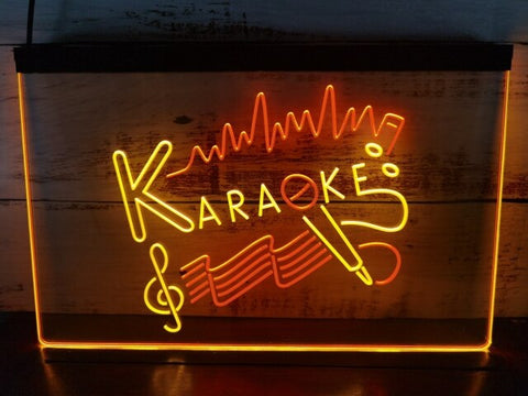 Image of Karaoke Two Tone Illuminated Sign