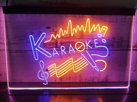 Image of Karaoke Two Tone Illuminated Sign