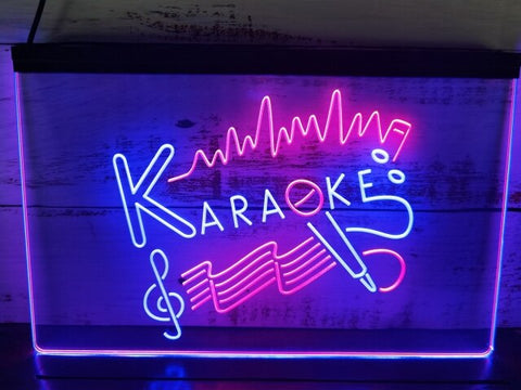 Image of Karaoke Two Tone Illuminated Sign