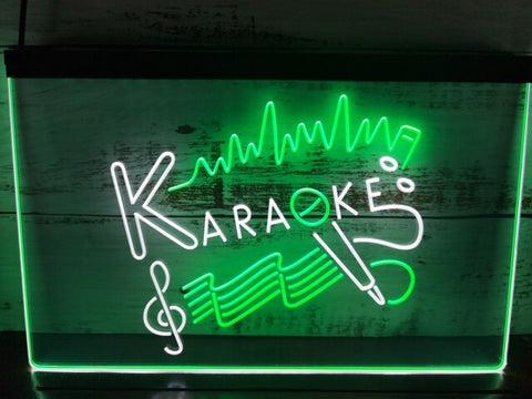 Image of Karaoke Two Tone Illuminated Sign