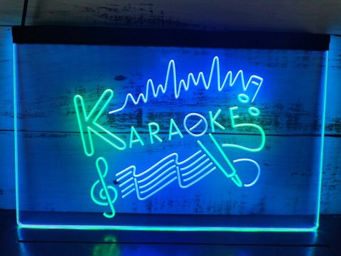 Image of Karaoke Two Tone Illuminated Sign